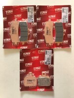 3 X TRW Lucas Bremsbeläge vorn+hinten MCB792SV...
