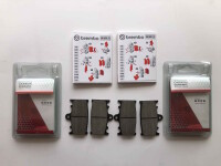 Bremsbeläge Brembo 2X vorn organisch 07KA1306 für Kawasaki Suzuki mit ABE