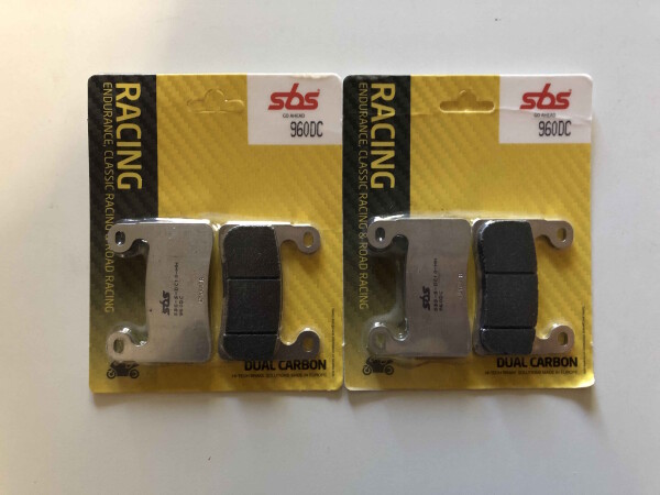 2 X SBS Rennbremsbeläge vorn 960DC BMW S1000R Bj.2020-2023