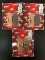 3 X TRW Lucas Bremsbeläge vorn+hinten MCB856SV...