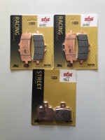3 X SBS Bremsbeläge vorn+hinten 841RST 730LS...