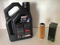 Ölwechselset MOTUL Öl 300V 15W-50+Ölfilter HIFLO für alle Ducati Panigale 899 955 959 1000 1100 1199 1299