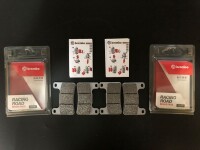 2 X Brembo Rennbremsbeläge vorn 07YA23SR Sinter Race für Yamaha mit Straßenzulassung