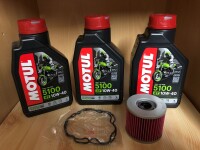 Motul Öl+Ölfilter+TRW Lucas Kupplungs-Superkit...