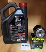 Ölwechselset MOTUL Öl + Ölfilter HIFLO...