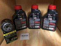 Ölwechselset MOTUL Öl + Ölfilter HIFLO...