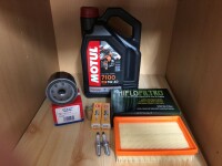 Inspektionskit Motul Öl+Luftfilter+NGK+Ölfilter...