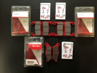 3 X Brembo Bremsbeläge vorn+hinten 07GR90SA 07BB28SP...