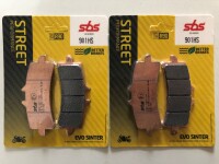 2 X SBS Bremsbeläge vorn 901HS für Aprilia 1100...