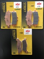 3 X SBS Bremsbeläge vorn+hinten 841HS 671LS für...