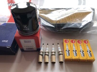 Inspektionskit Luftfilter+NGK+Ölfilter für Yamaha YZF R1 RN12 -SP Bj.2004-2006