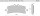 2 X SBS Bremsbeläge vorn 901HS für alle Ducati 1200 Diavel Bj.2011-2023