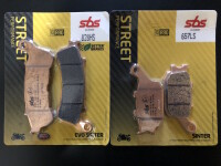 2 X SBS Bremsbeläge vorn+hinten 828HS 657LS für...
