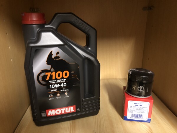 Ölwechselset MOTUL Öl + Ölfilter MIW für Suzuki TL 1000 S, R Bj.1997-2003