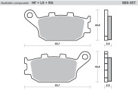 3 X SBS Bremsbeläge vorn+hinten 806HS 657LS für alle Suzuki GSX-S 950 Bj.2021-2024