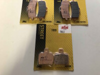 Bremsbeläge SBS 3X vorn+hinten 901HS 730LS für...