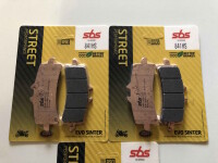 Bremsbeläge SBS 3X vorn+hinten 841HS 730LS für...