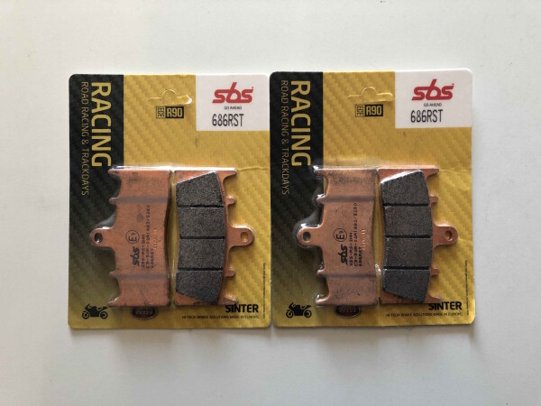 2 X SBS Bremsbeläge vorn 686RST für Kawasaki ZX12R Bj.2000-2003