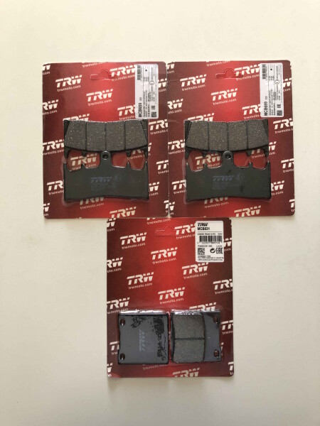 Bremsbeläge TRW Lucas 3X vorn+hinten MCB659 MCB531 für Kawasaki ZX12R Bj.2000-2003