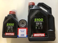 Ölwechselkit MOTUL Öl 5100 10W-40+Ölfilter...