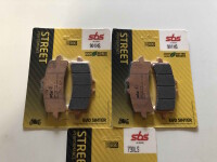 Bremsbeläge SBS 3X vorn+hinten 901HS 730LS für...