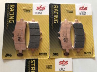 Bremsbeläge SBS 3X vorn+hinten 901RST 730LS für...