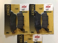 Bremsbeläge SBS 3X vorn+hinten 735HF 736HF für...