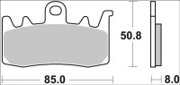 Bremsbeläge SBS 2X vorn 900HS für Aprilia RSV 1000 R Tuono Bj.2002-2011