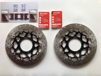 Bremsscheiben+Bremsbeläge Brembo 2X vorne 78B40867...