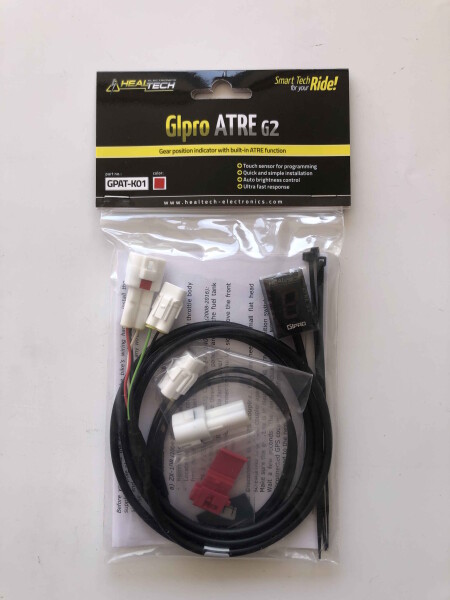 Ganganzeige rot Healtech GPAT-K01 GIpro ATRE G2 Kawasaki ZX10R Bj.2004-2005