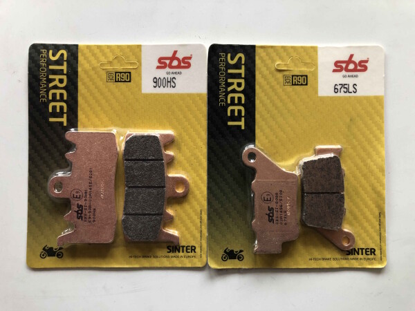 Bremsbeläge SBS 2X vorn+hinten 900HS 675LS alle Ducati 803 Scrambler Bj.2015-2025