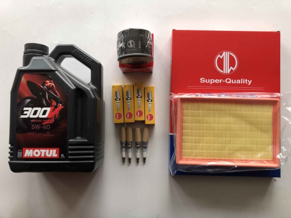 Inspektionskit für BMW S1000RR S1000R Bj.2009-2019 Luftfilter+NGK+Ölfilter+Öl