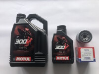 Ölwechselset MOTUL Öl + Ölfilter MIW für Aprilia RSV4 1000 RR RF Bj.2015-2021