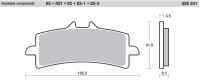 Bremsbeläge für Ducati Multistrada 1100 V4 RS Bj.2024-2026 SBS 841HS 671LS vorn+hinten