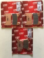 3 X TRW Lucas Bremsbeläge vorn+hinten MCB755SV...
